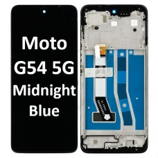 Motorola Moto G54 5G (2023) LCD touch screen with frame (Original Service Pack) [Midnight Blue] 5D68C23304